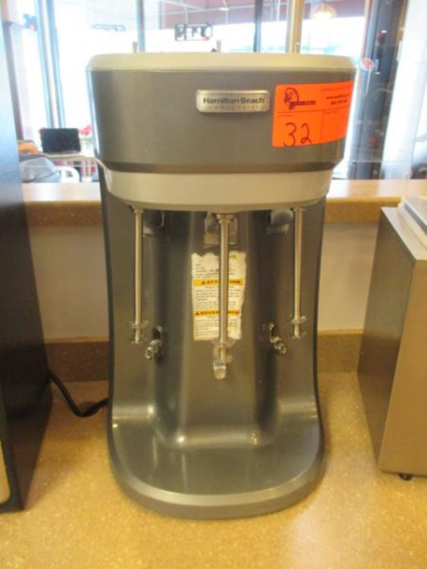 Commercial Drink Mixer / Milkshake Machine, 3 Head by Hamilton Beach, Model: HMD400, SN: E3111L-