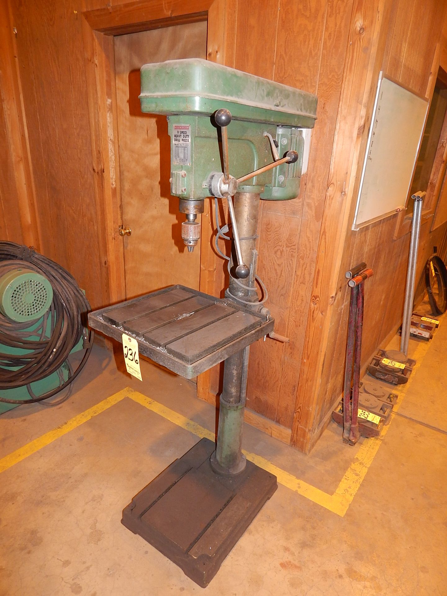 Central Machinery Model T-149 Floor Model Drill Press, 110 volt