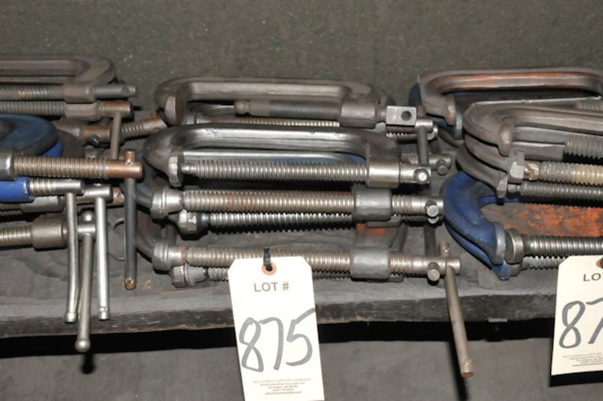 Lot-(9) 6" C-Clamps