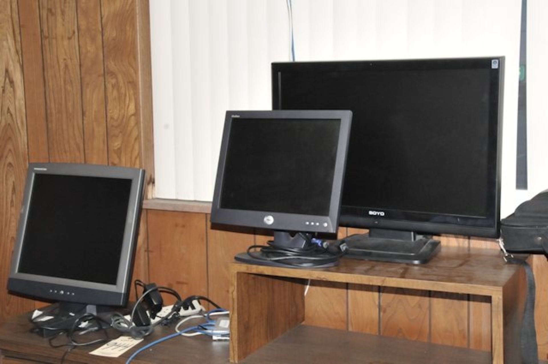 Lot-(3) Assorted Monitors in (1) Office