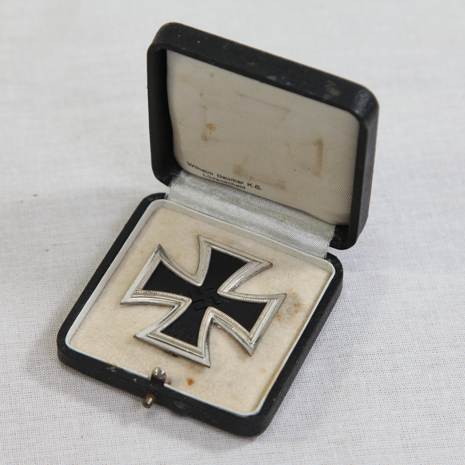 2nd World War first class iron cross in original box