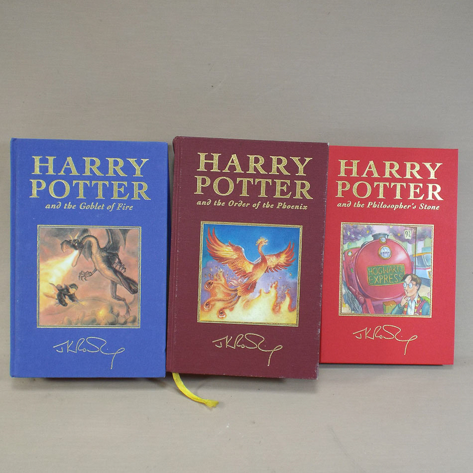 First edition Harry Potter and the Order of the Phoenix with first edition Harry Potter and the