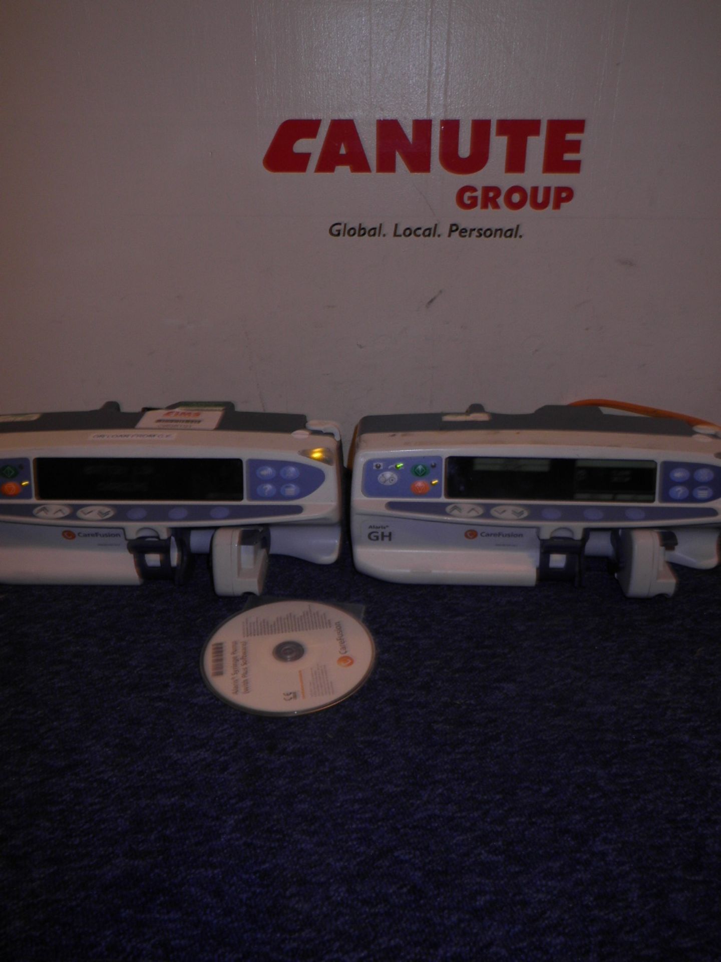 Alaris CareFusion GH Syringe Pump x 2 (with Plus Software) *Powers Up Fine*