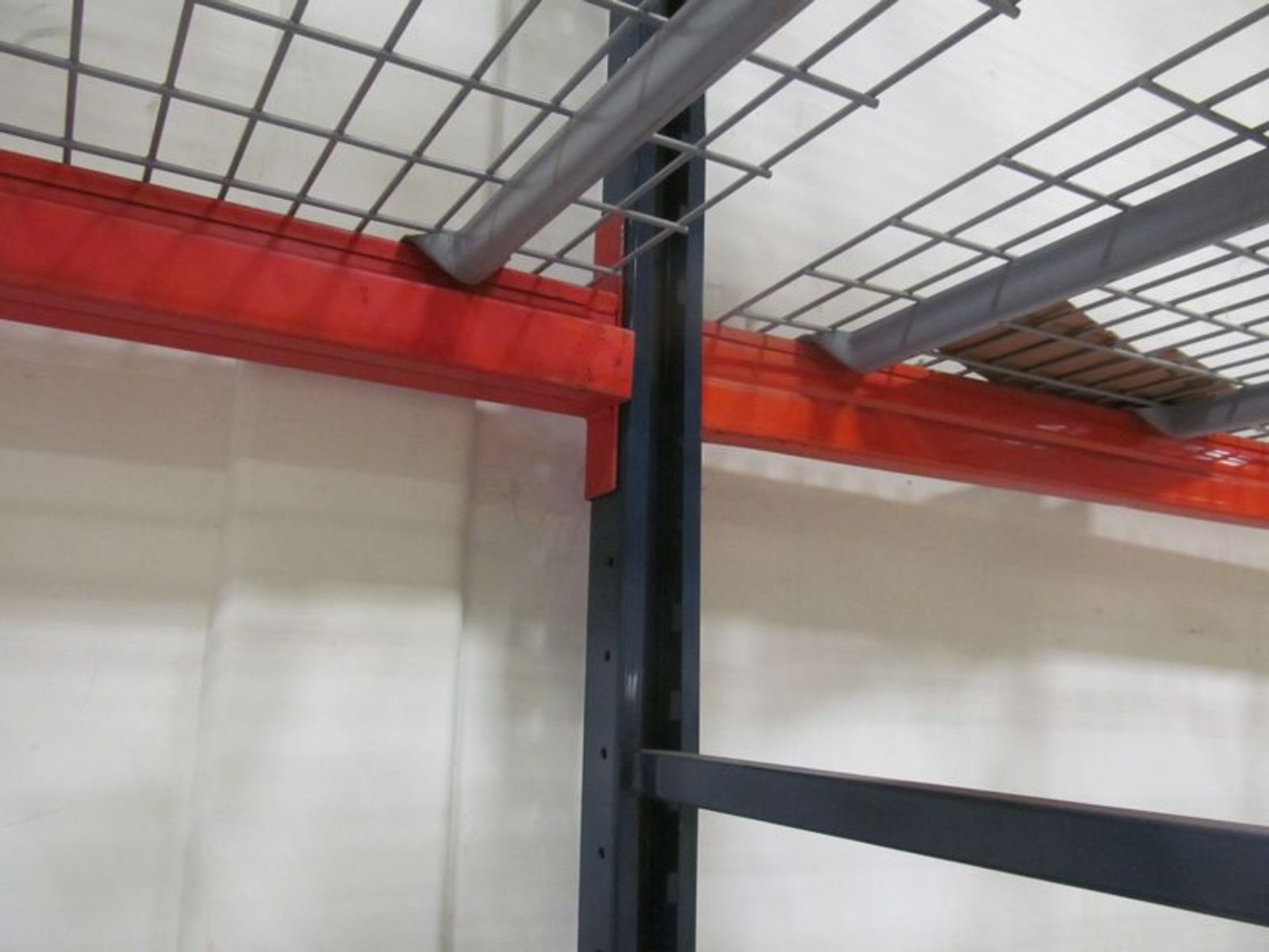 Lot (28) ass't sections 8' X 42" X 16"H pallet rack with (160) 8' X 3-1/2" X 1-1/2" cross beams, ( - Image 6 of 6