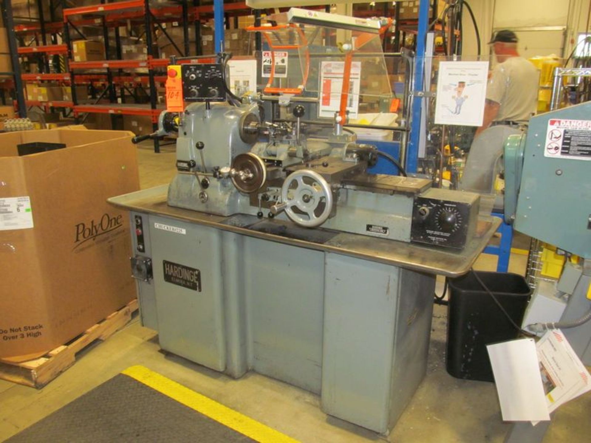 Hardinge HC chucker lathe, 2" swing X 24" between centers, dovetail bed, 125-3000 rpm, 3-speed, 8- - Image 2 of 6