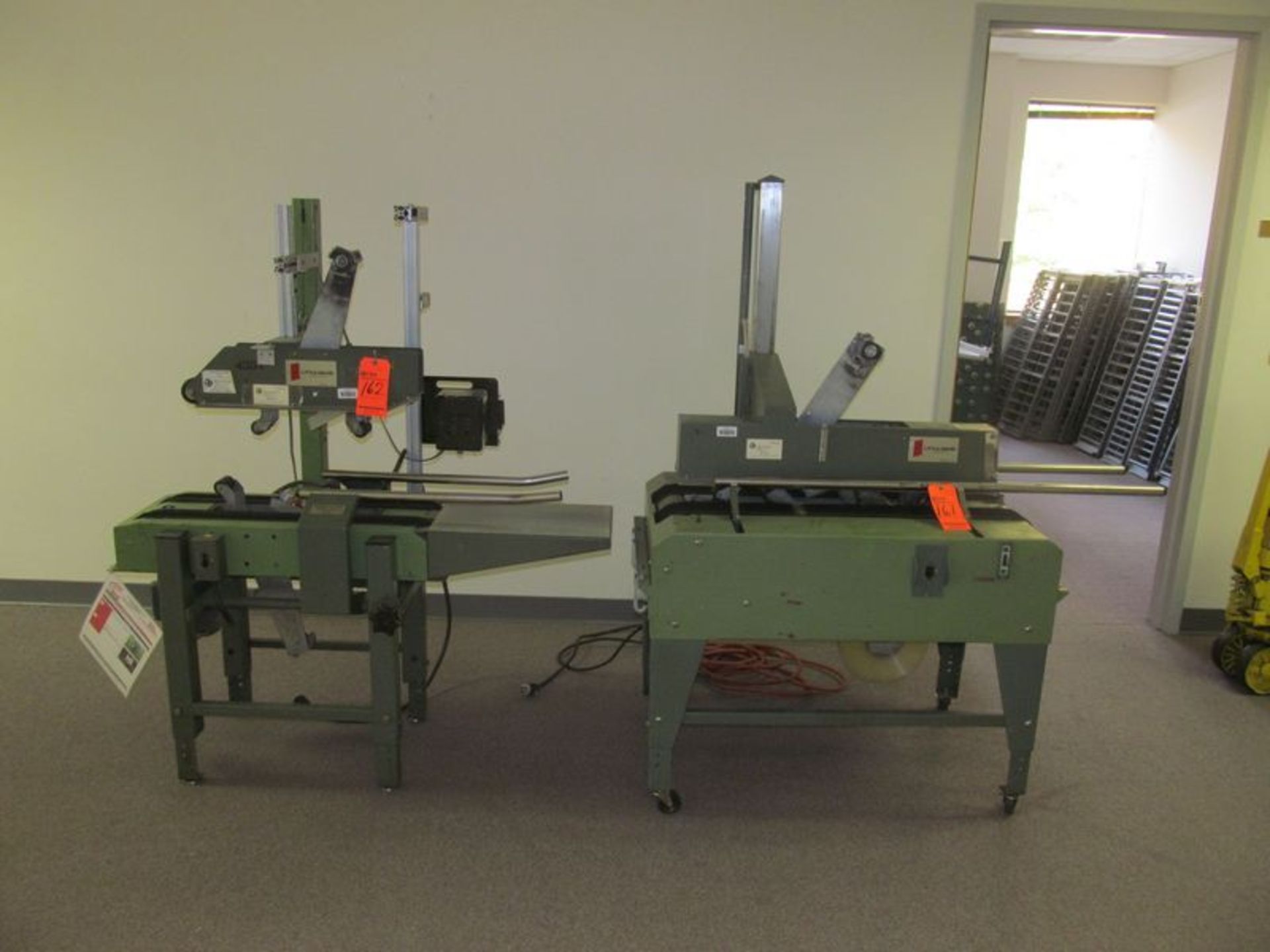 Little David top and bottom box sealer machine, M/N 3D, S/N 44860302, 110v