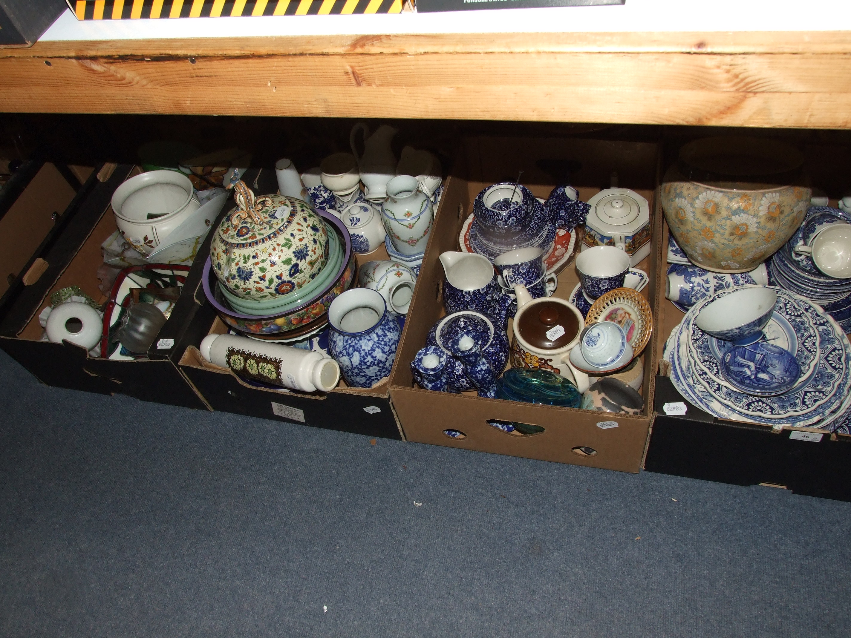 Assorted ceramics, glass and items (9 boxes)