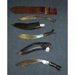 A kukri, and two others similar (3)