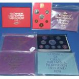 Assorted year proof coin sets