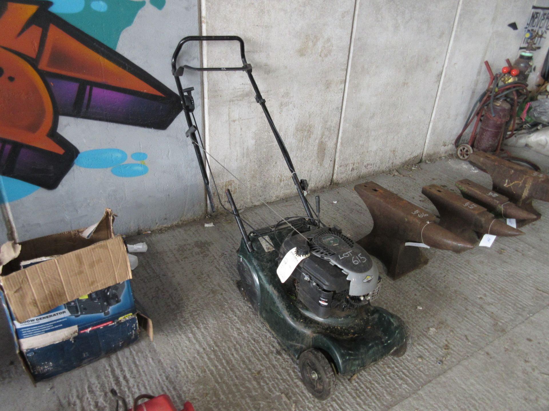 Petrol lawn mower