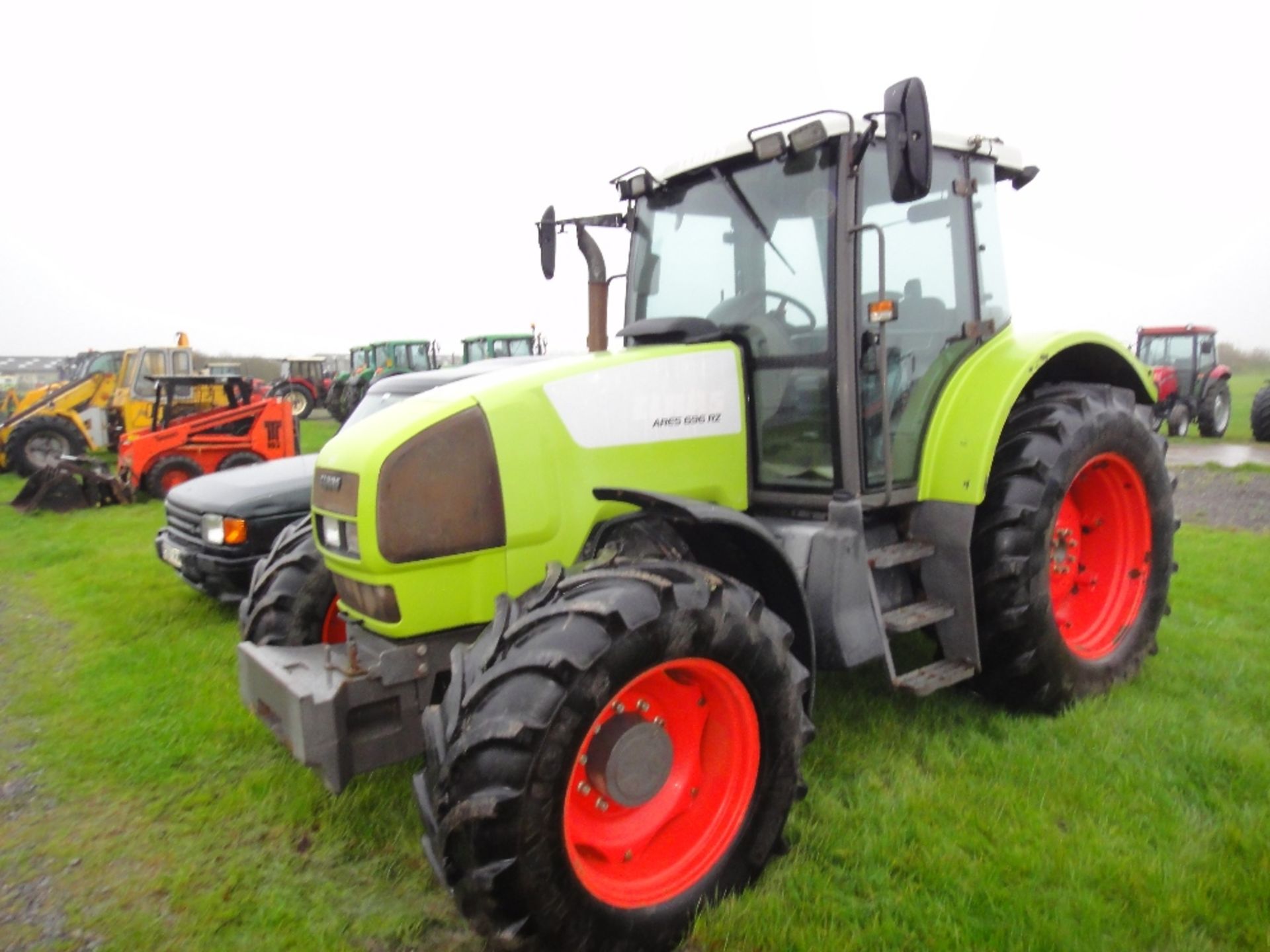 2005 Claas Ares 696 4wd Tractor with Front & Cab Suspension. V5 will be supplied