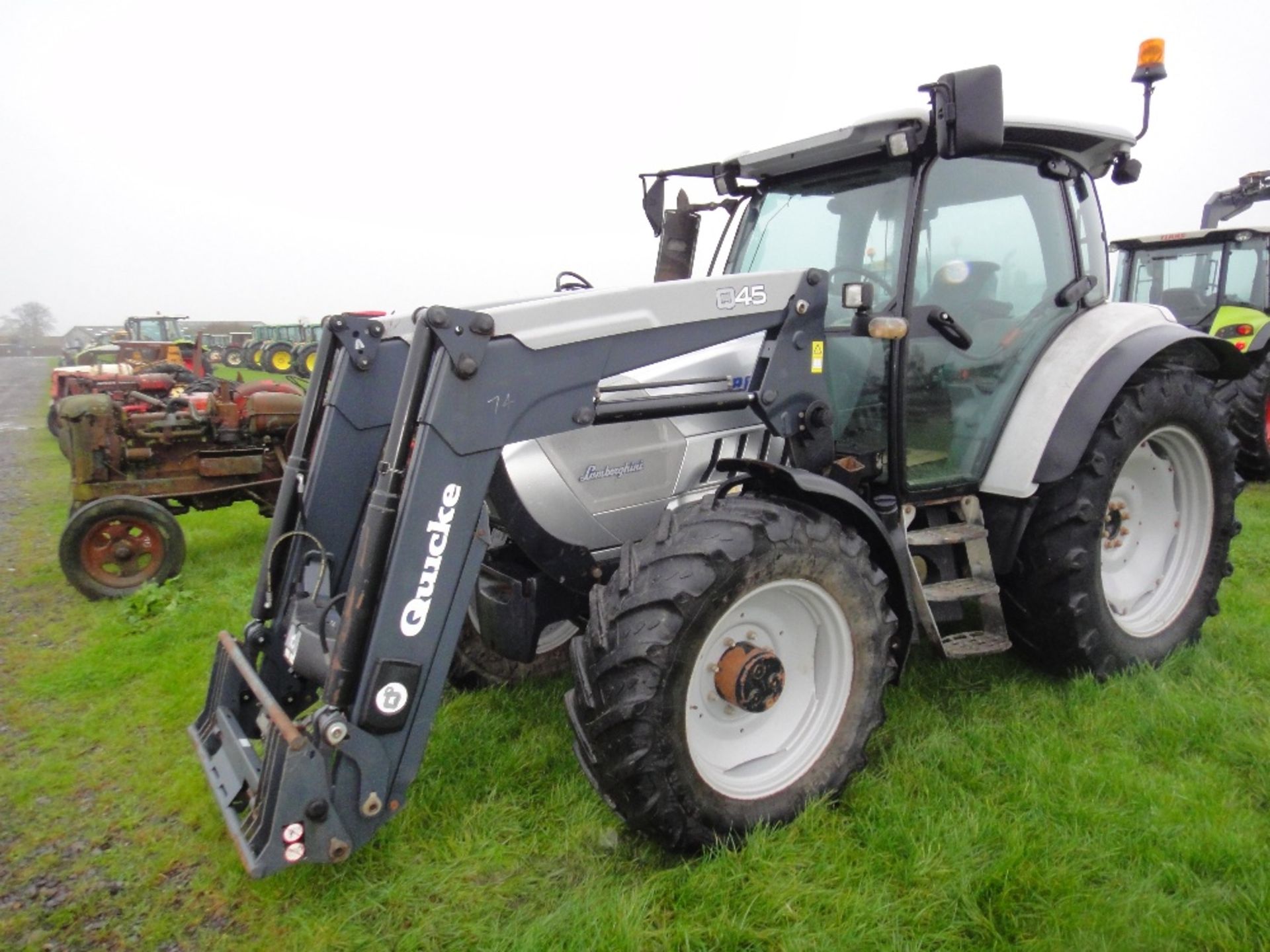 2007 Lamborghini R6120 4wd Tractor with Quickie Q45 Loader. V5 will be supplied
