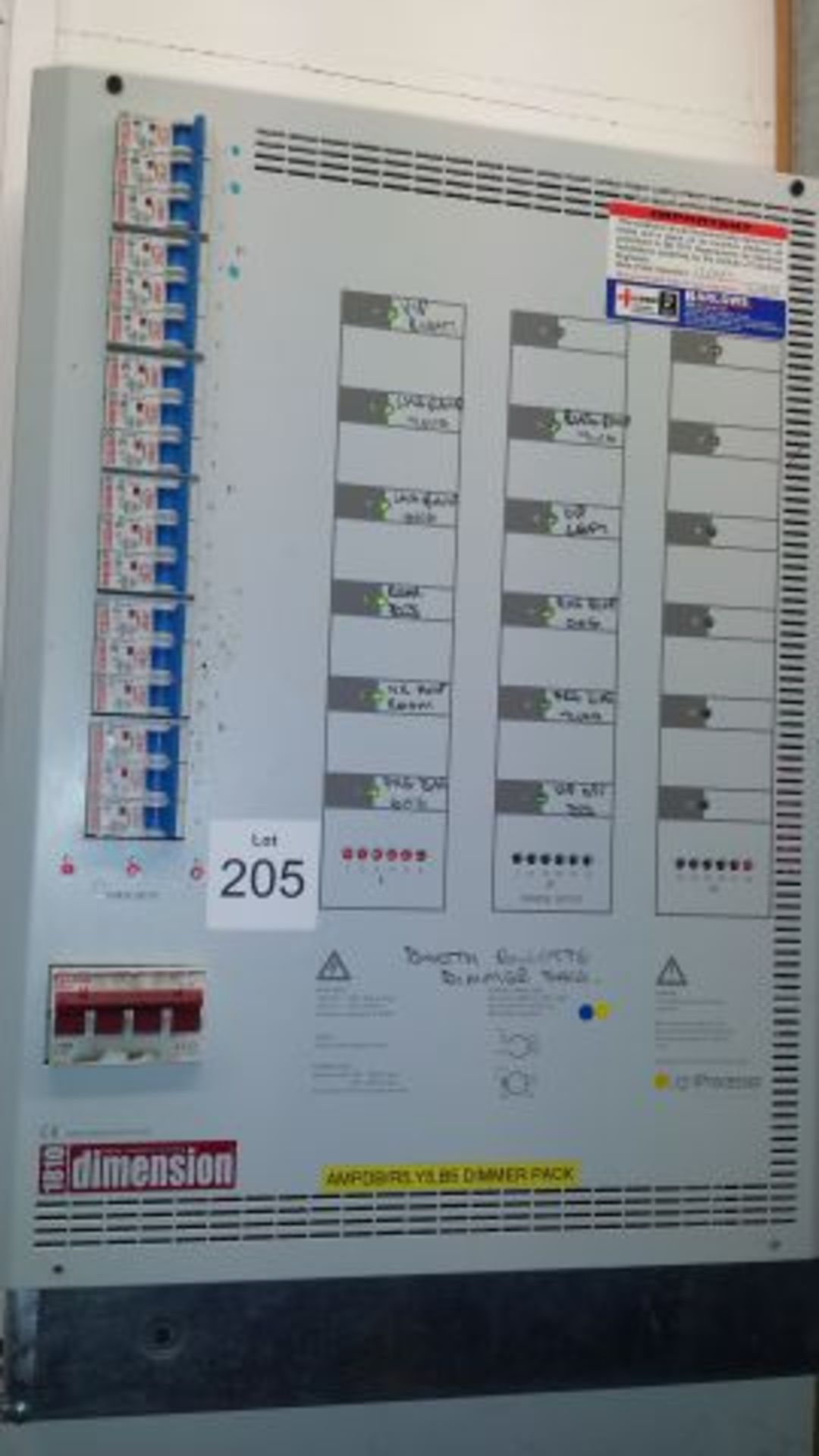 Light Processor Dimension 1810 Dimmer Pack.  Used to control any effects or mood lighting, 18