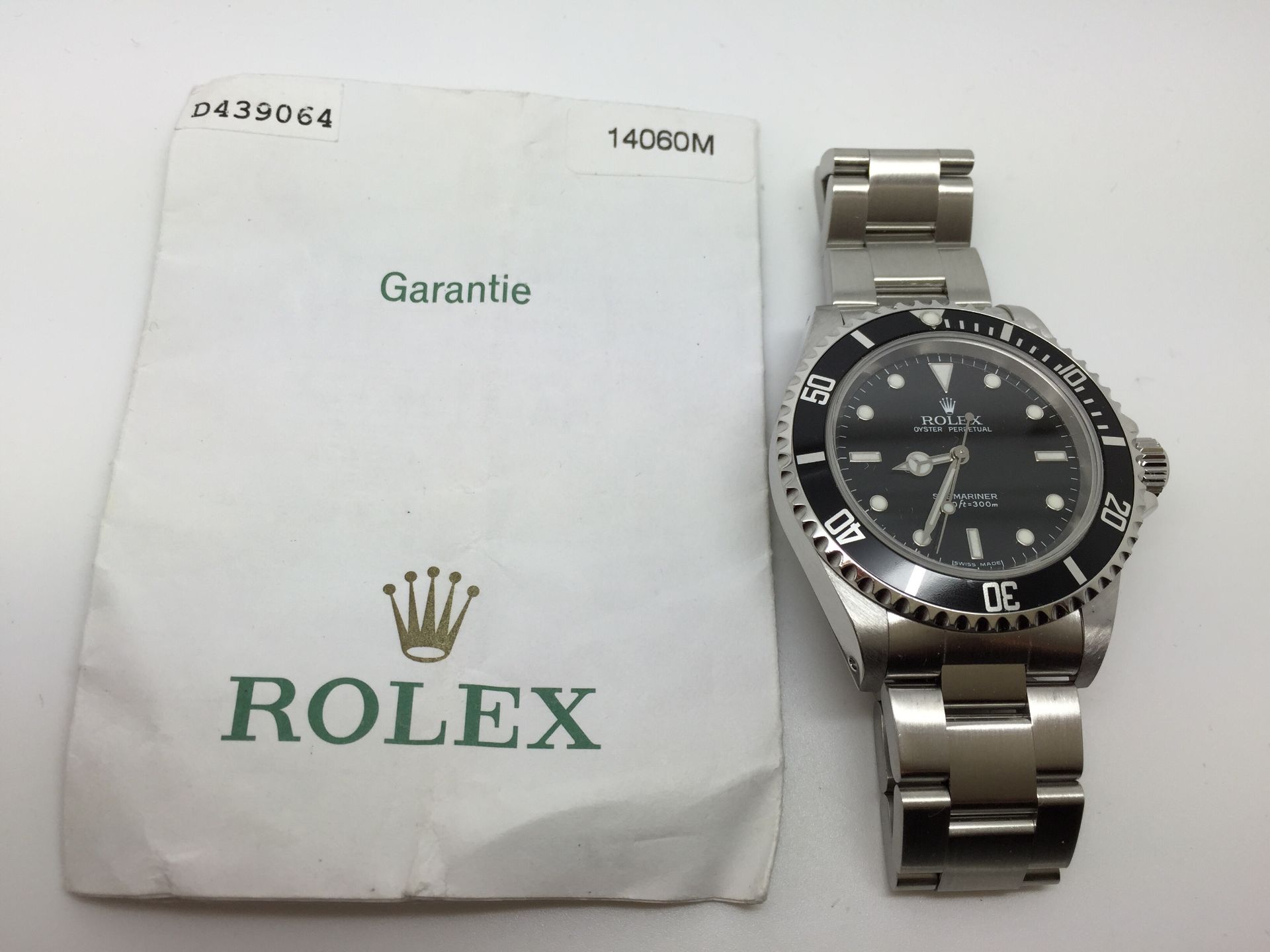 S/STEEL ROLEX SUBMARINER WATCH 2005 - Image 2 of 4