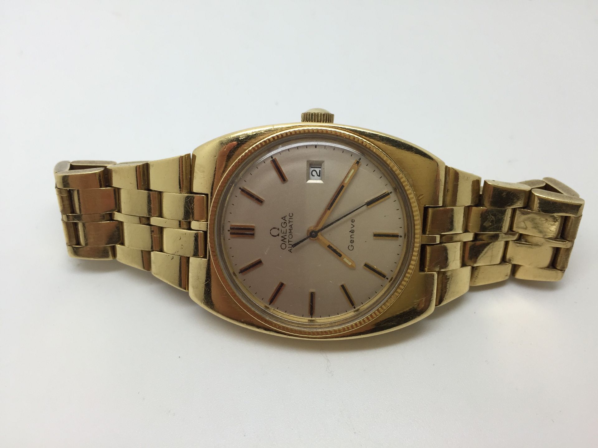 18ct GOLD GENTS OMEGA SEAMASTER WATCH - Image 2 of 3