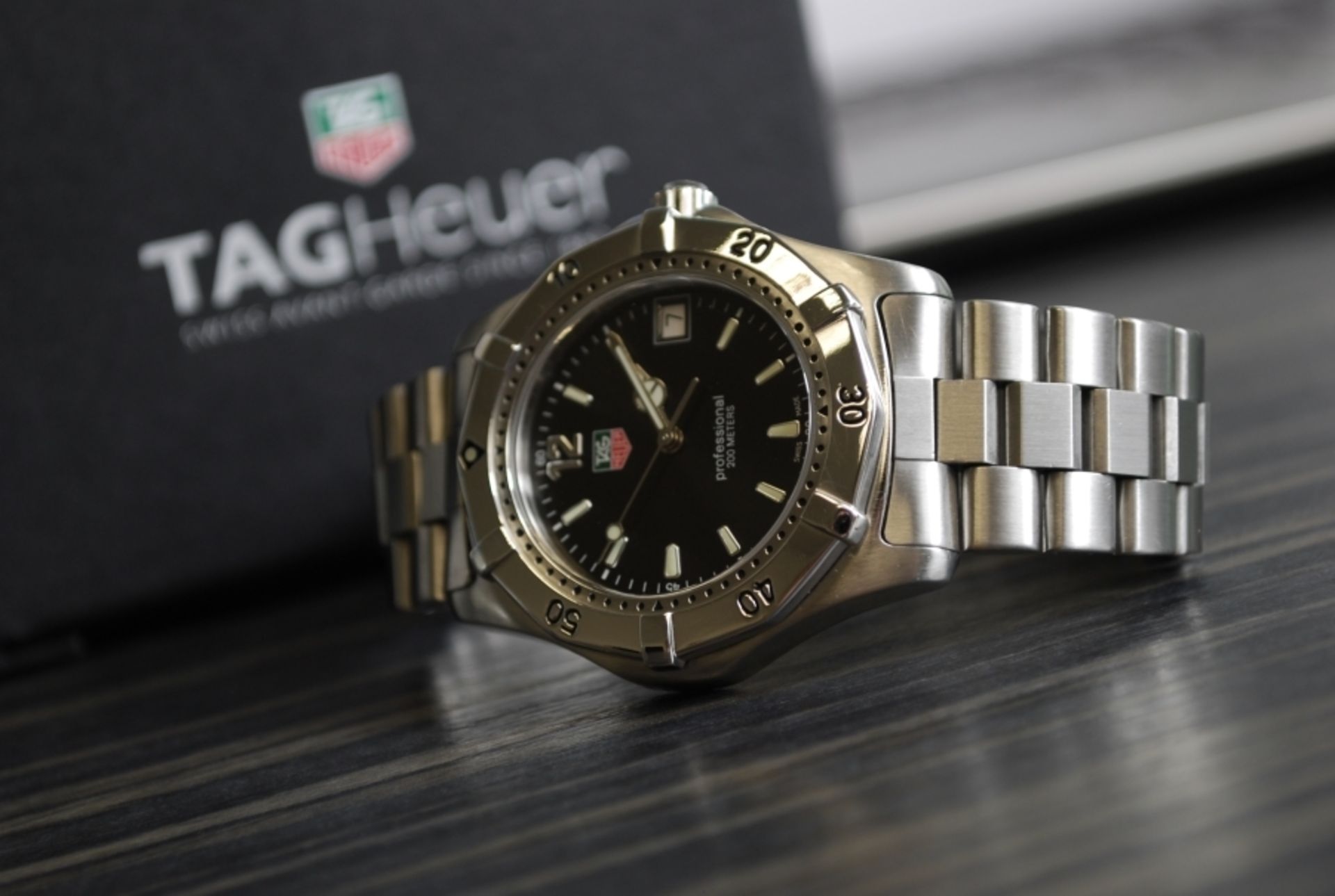 *Great* Tag Heuer Pro Mens Watch (Rare polished bezel)