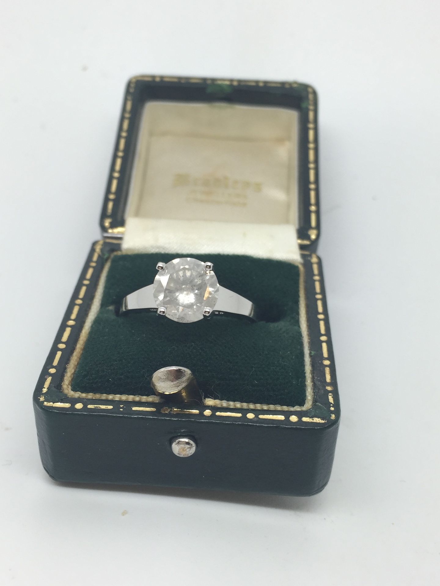 18ct WHITE GOLD 1.50ct DIAMOND SOLITAIRE RING