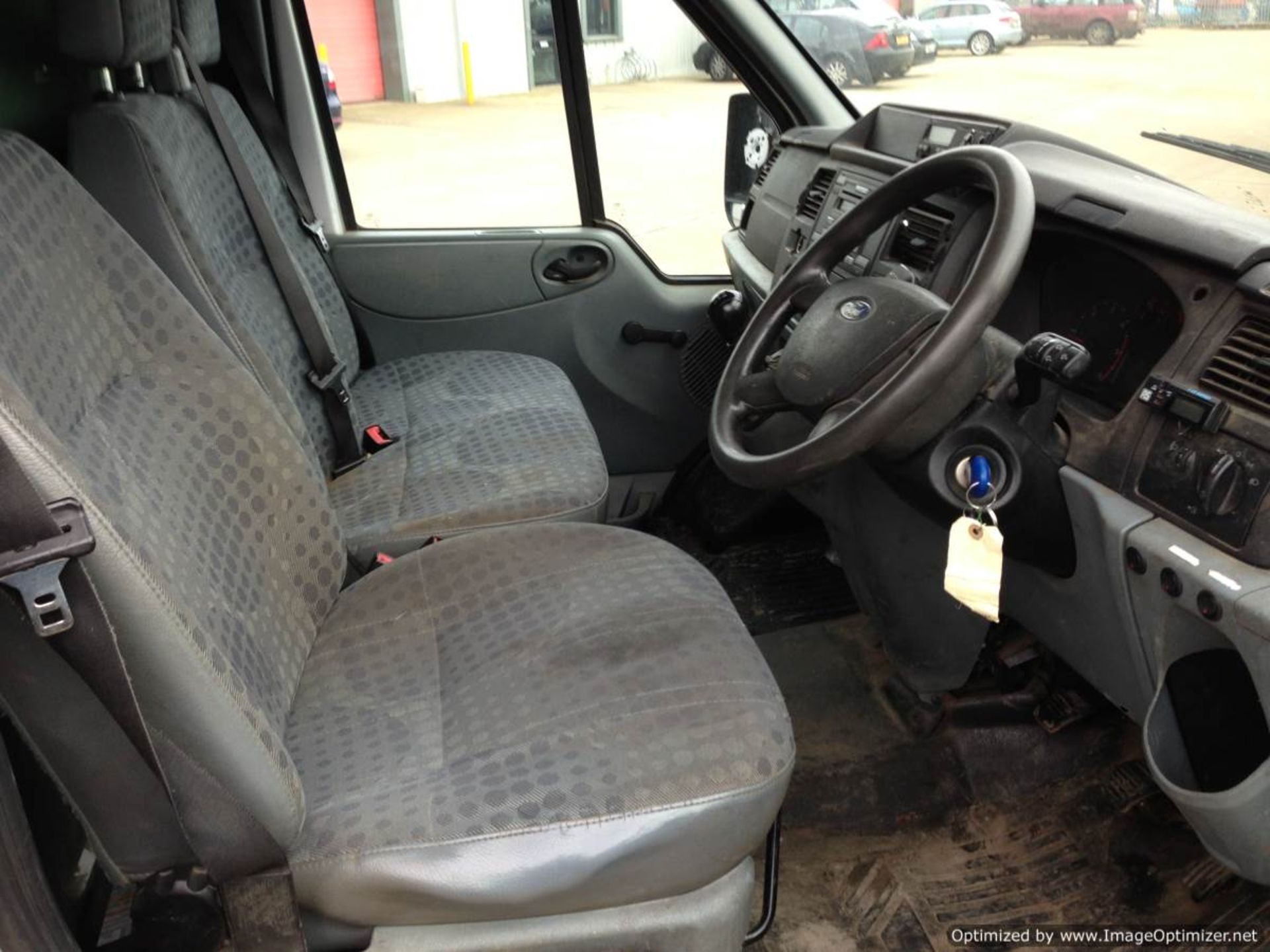 2008 58 REG SILVER FORD TRANSIT LUTON VAN WITH TAIL LIFT - Image 6 of 13