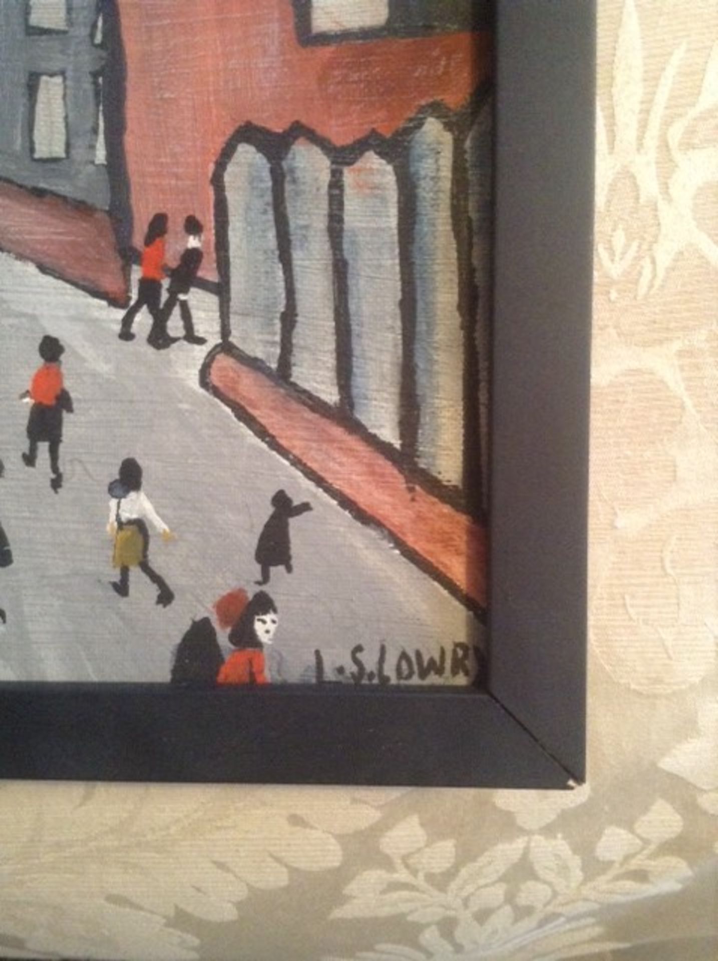 OIL ON CANVAS SIGNED L.S. LOWRY - Image 2 of 4