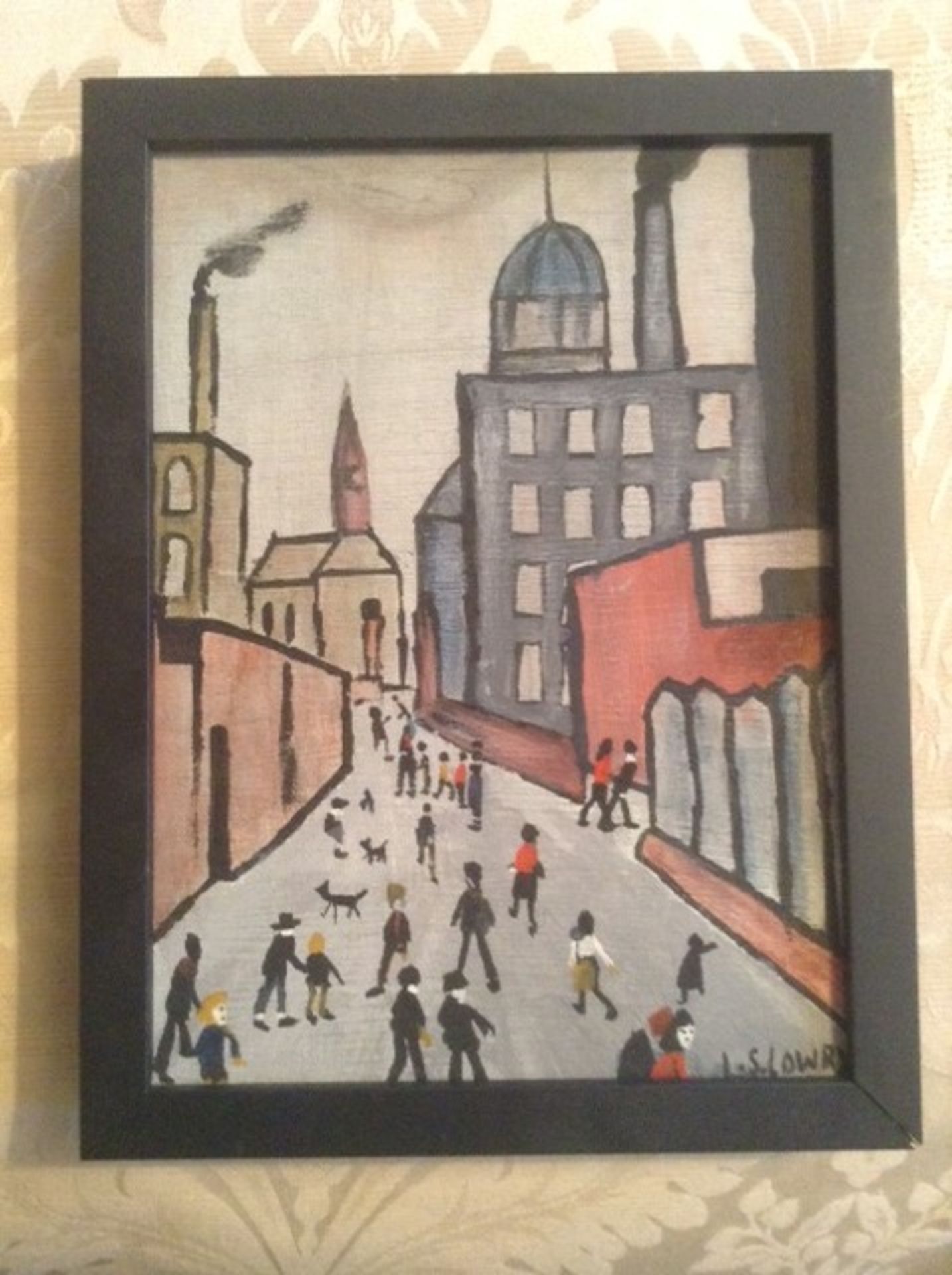 OIL ON CANVAS SIGNED L.S. LOWRY - Image 3 of 4