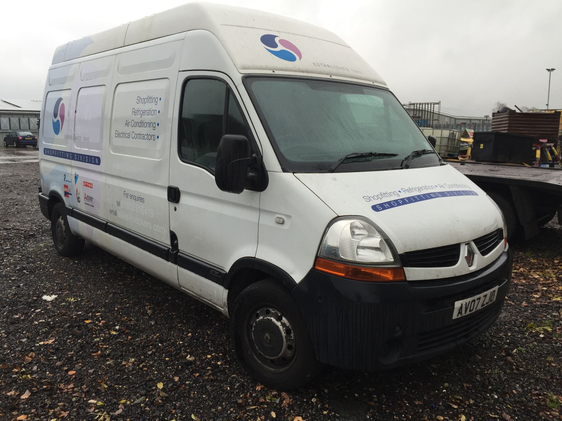 2007 07 REG RENAULT MASTER LWB HIGH TOP VAN 132k