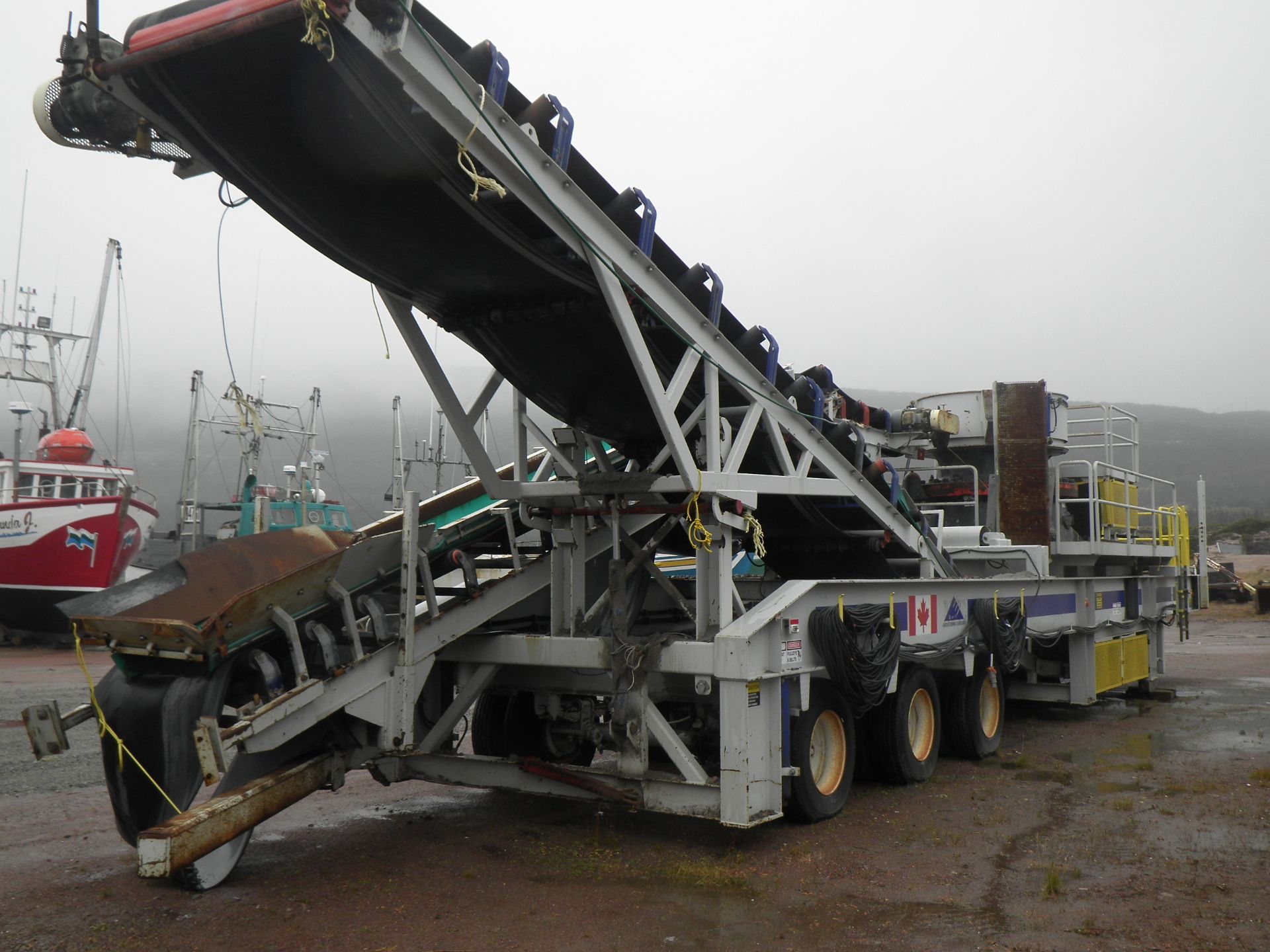 2008 SANDVIK MODEL H4-CH660 (H6800) PORTABLE CONE CRUSHER S/N 870188 W/ 400 HP ELEC. DRIVE AND C/W - Image 2 of 9