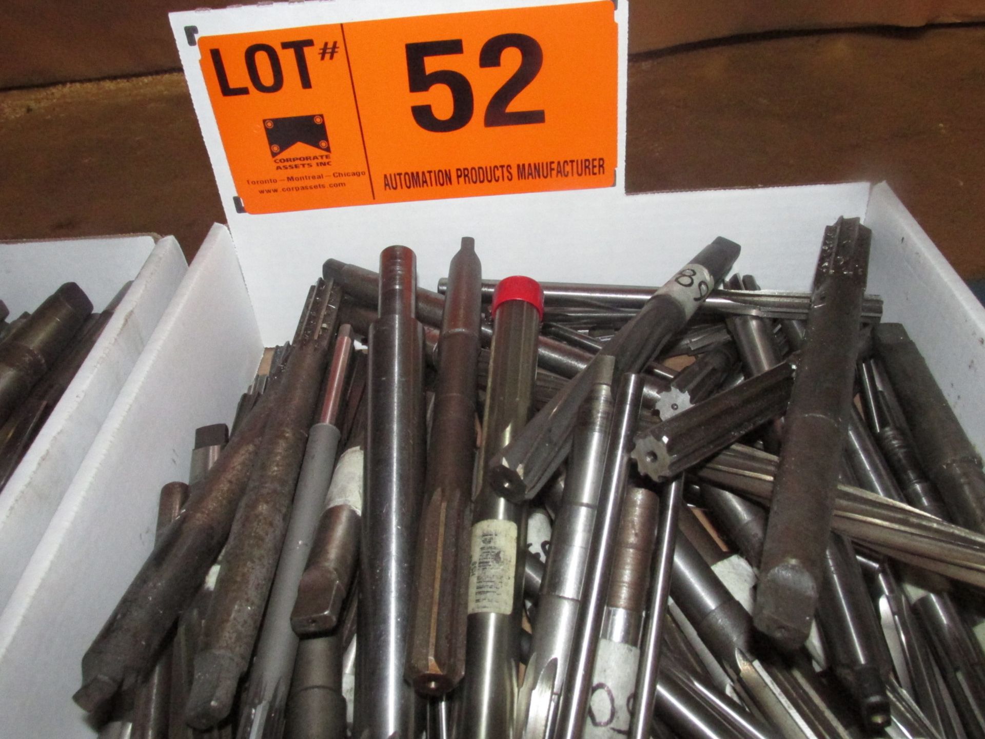 LOT/ STRAIGHT & TAPER SHANK REAMERS