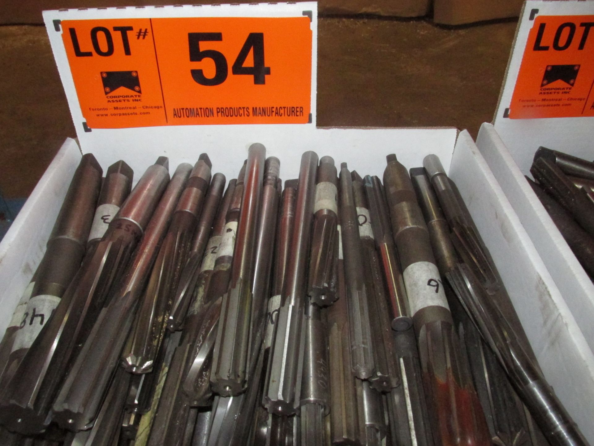 LOT/ STRAIGHT & TAPER SHANK REAMERS