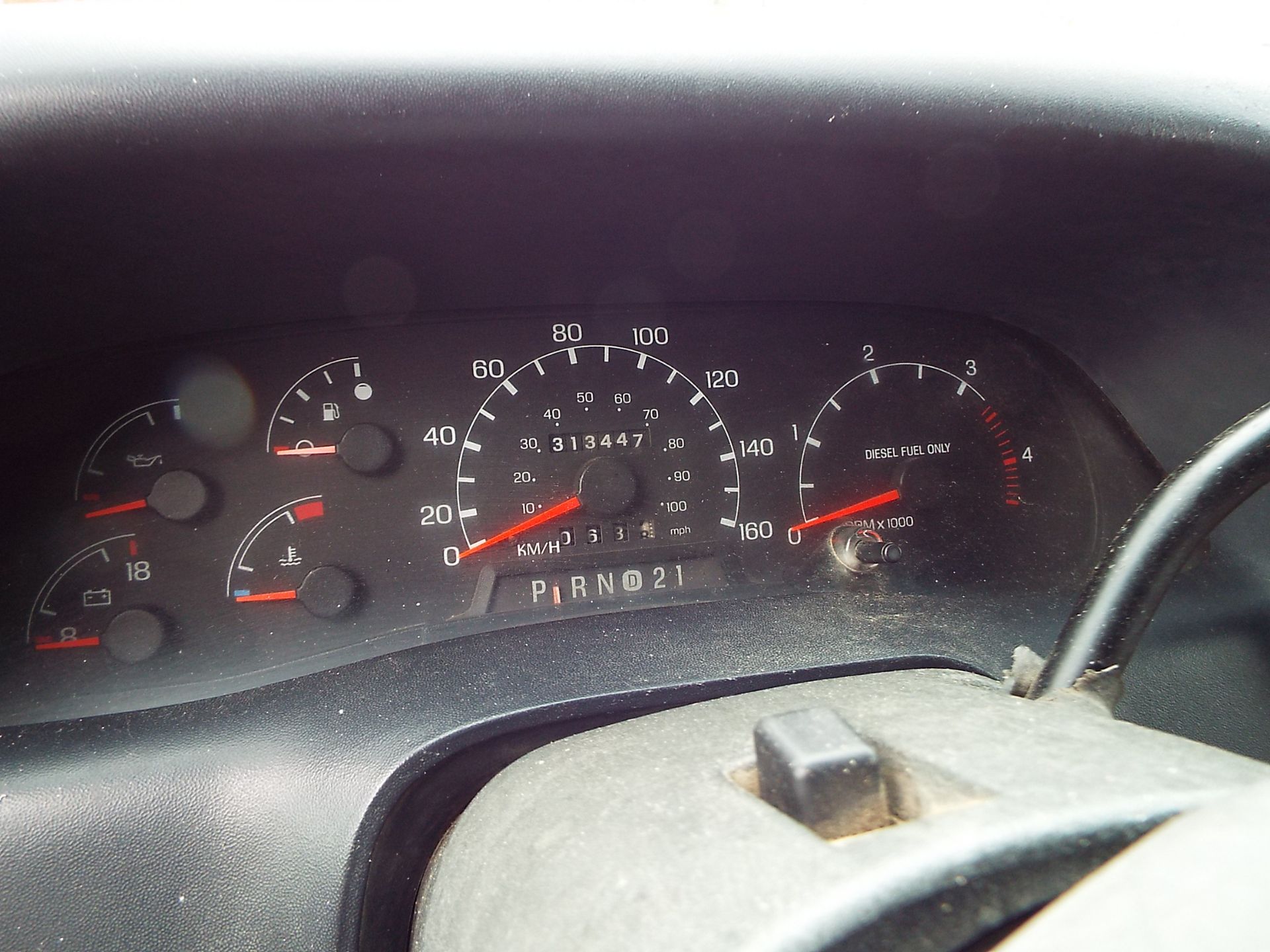 FORD (2001) F350 XL DUMP TRUCK, REGULAR CAB, DUALLY, POWERSTROKE DIESEL ENGINE, 4X4, AUTO, CLOTH, - Image 3 of 3