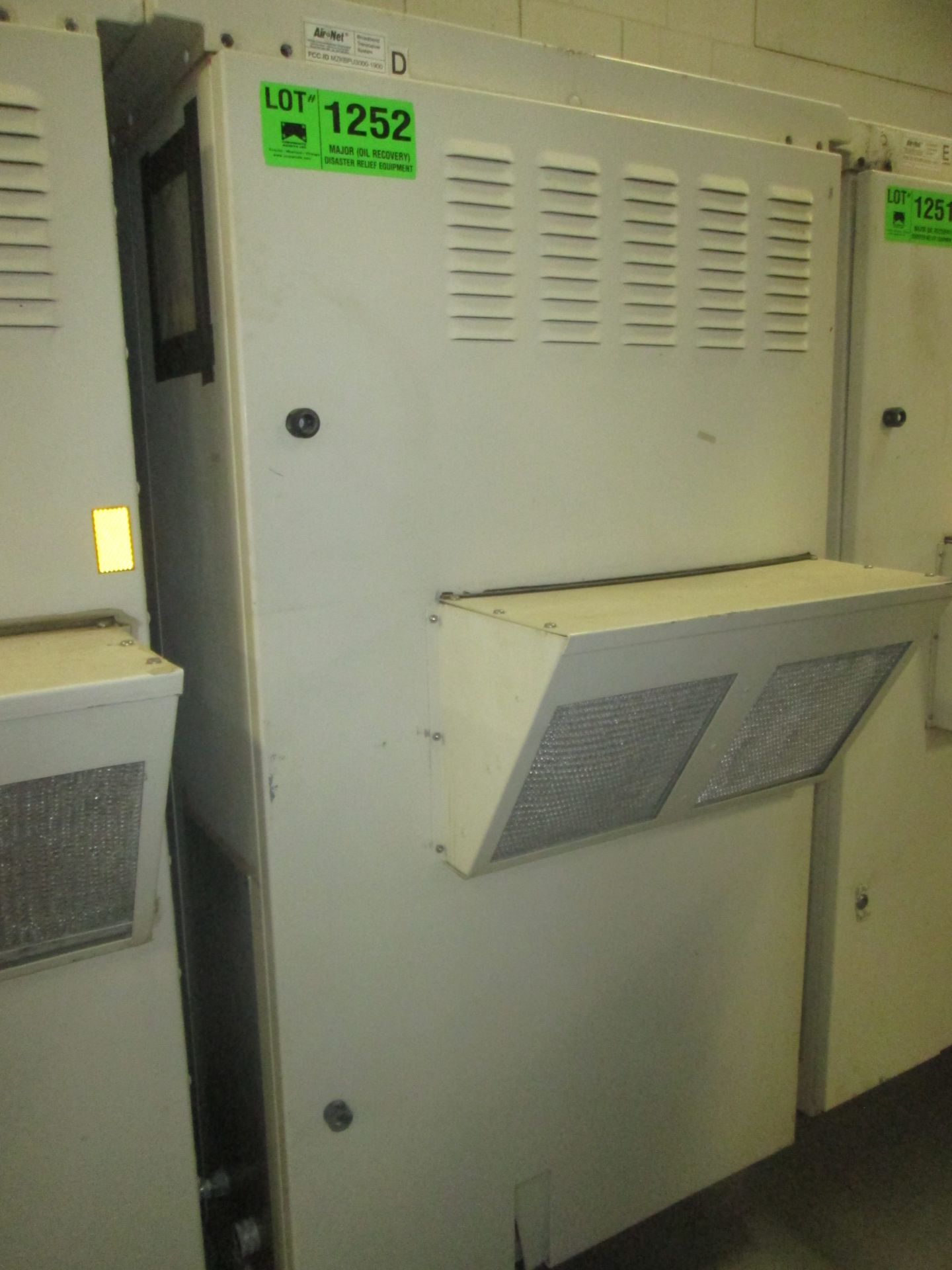 42"X88" REPEATER CABINET WITH AC AND RACKS 220 VAC  ID#: AC232 (LOCATED IN BROCKVILLE, ON)