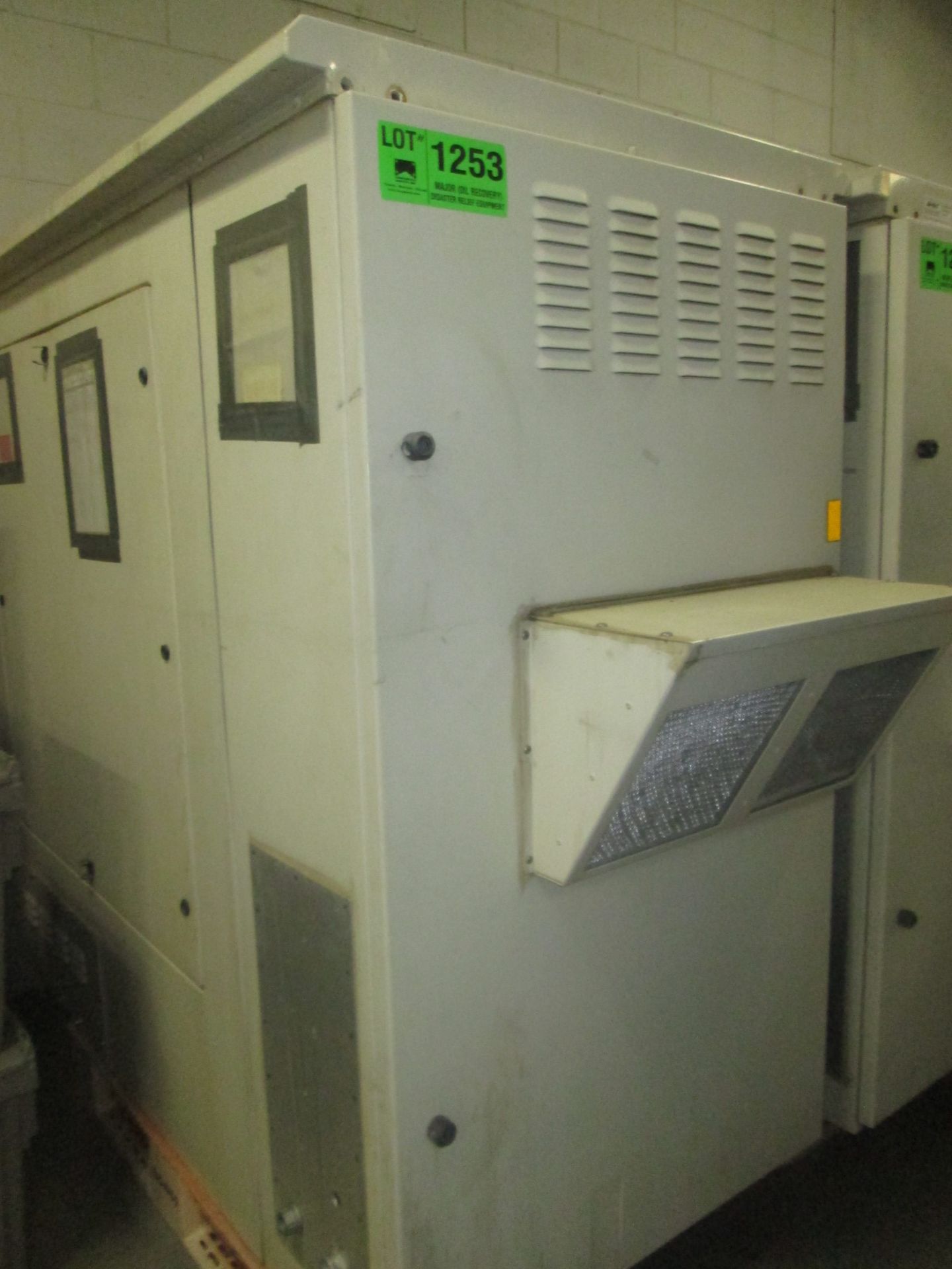 42"X88" REPEATER CABINET WITH AC AND RACKS 220 VAC  ID#: AC232 (LOCATED IN BROCKVILLE, ON)