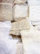 A large quantity of cotton, lace, crochet and other borders and trimmings (1 box)