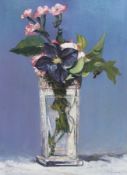 Oil on canvas
Attr. Harold Gilman 
Still life of flowers in a vase in the style of a work by Edouard