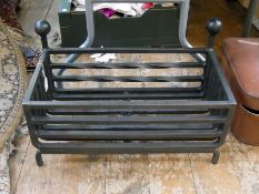 Twentieth century cast iron fire grate