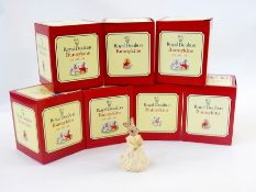 A large quantity of Royal Doulton "Bunnykins" in original boxes to include "Indian Bunnykins", "