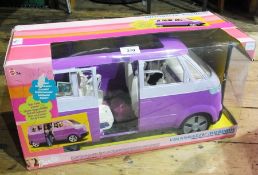 A "Barbie" Volkswagen micro bus in original box