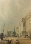 Three colour prints
of Regency London