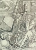 Etchings
After Albrecht Durer
Three various - Knight, Death and the Devil, Melancholia and St Jerome