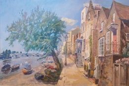 Oil painting
David Louis Ghilchick (1892-1974)
Strand-on-the-Green, signed, 49cm x 75cm