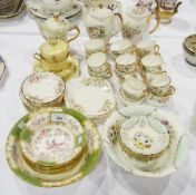 A Wellington china part teaset, a quantity of Minton's bowls and other china teasets, etc.