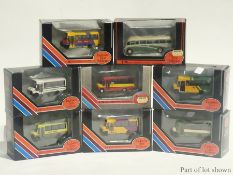 Exclusive First Edition buses (13 approx.) and coaches (23 approx.)  1:76 scale, boxed (1 box)