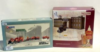 Boxed set Corgi Classics, heavy haulage, Claytown collection of the Titanic and a Lledo Days Gone
