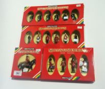 A quantity of boxed Britain's handpainted lead models to include:- "The Queen", "Royal Marine Drum