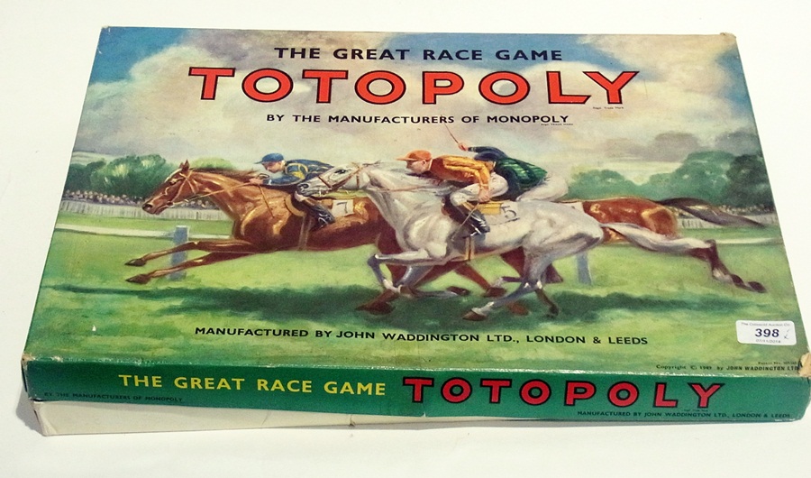 A boxed set The Great Race Game Totopoly by John Waddington Limited
