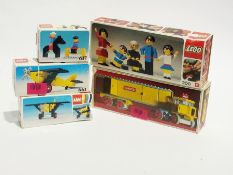 A quantity of Lego, circa 1970's including Lego system house and accessories (boxed), a family