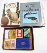 Various items to include two gun related books, Harold L Peterson: "The Book of the Gun" and Anthony