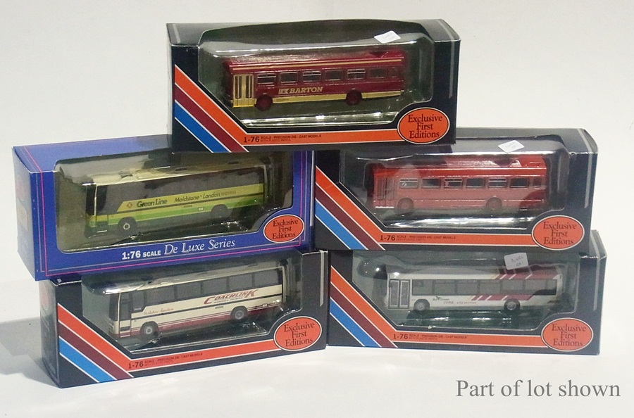 Exclusive First Edition buses 1:76 scale, boxed, 38 approx. (1 box)