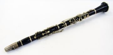 A clarinet by Gramphon & Co, Paris, France   Condition Report  Please contact the Auctioneer for