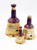 A quantity of Bells Scotch whisky decanters (three stoppers missing) (9)    Condition Report  Please