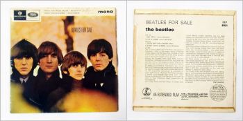 "Beatles for Sale" single record, 1964, mis-print repeated second side label    Condition Report